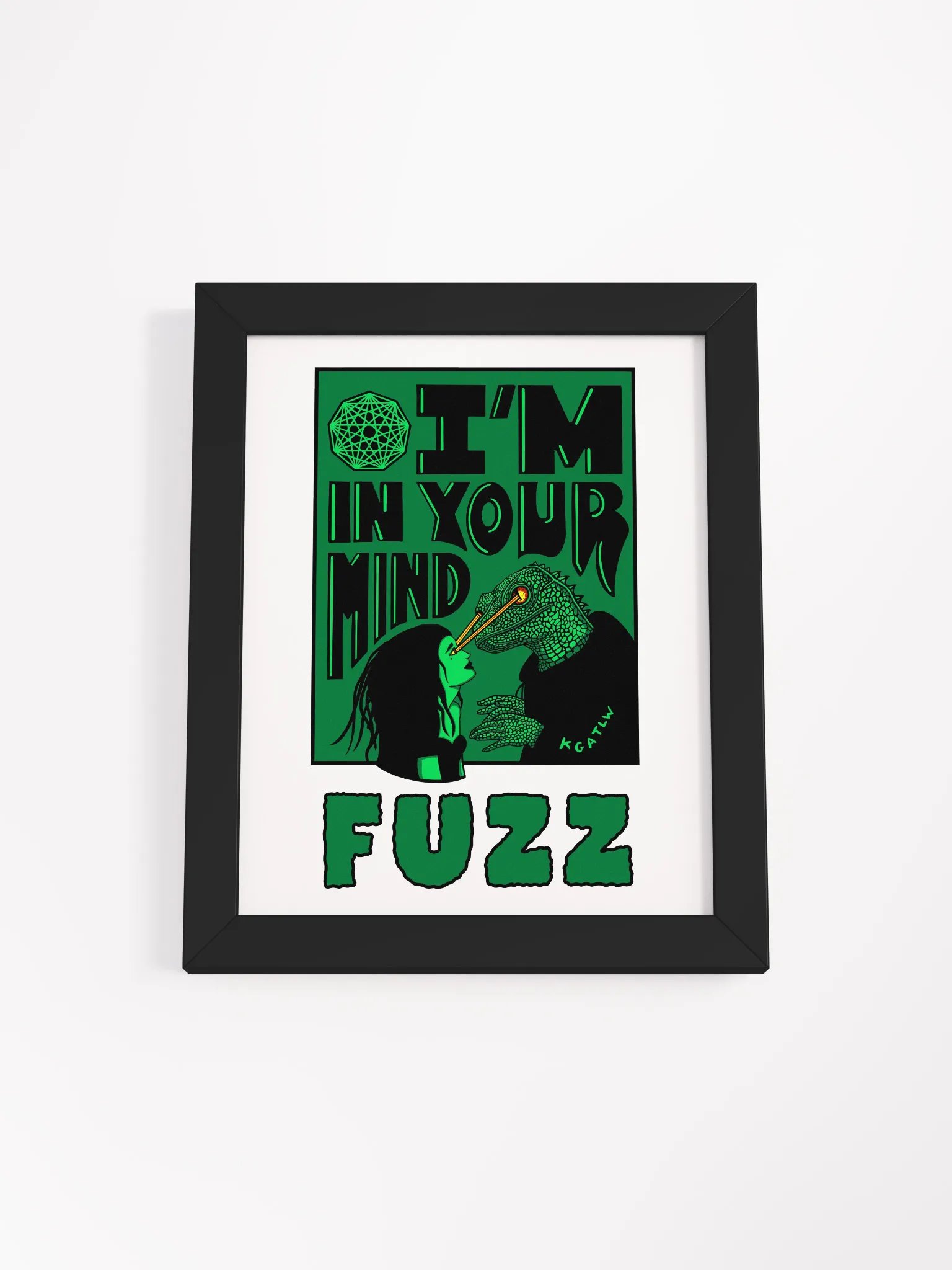 I'M IN YOUR MIND FUZZ FRAMED POSTER product image (2)