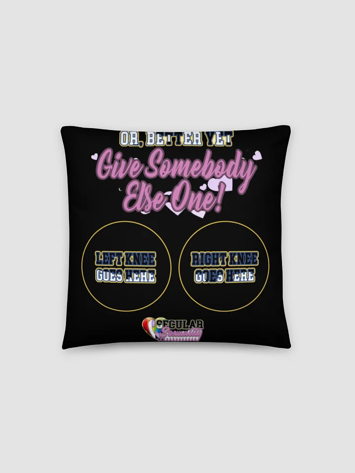 Secular Sexuality Orgasm Pillow - Black product image (2)