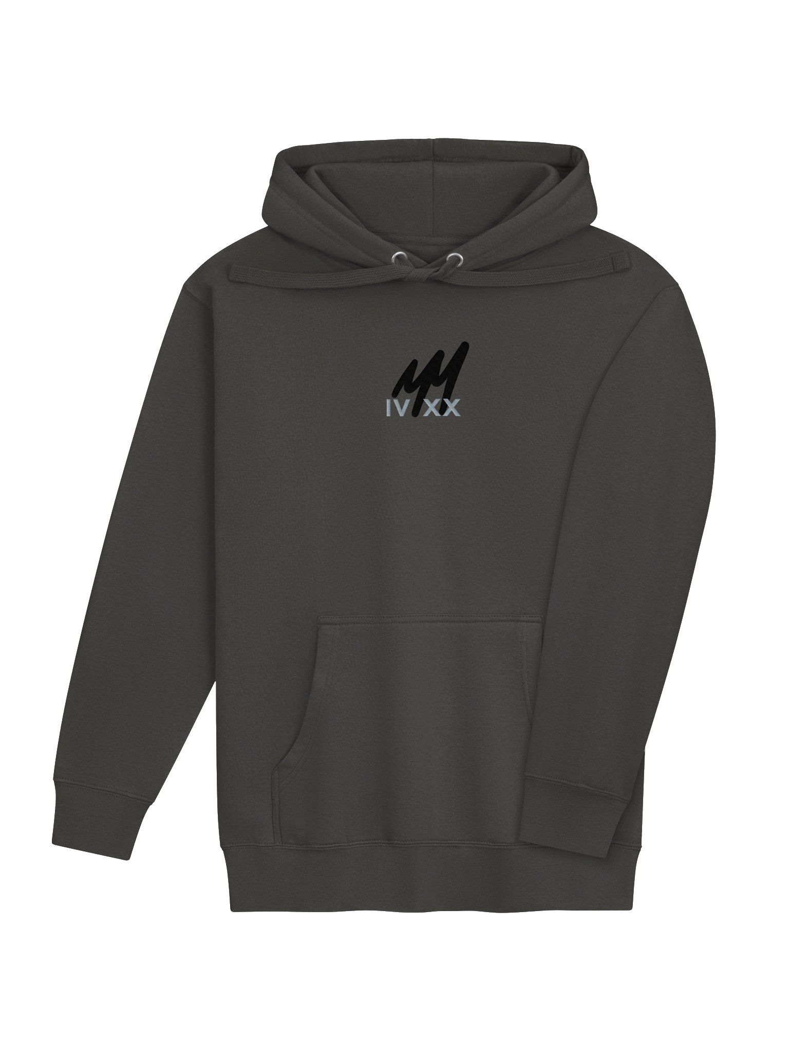 Premium Embroidered Black & Gray Logo Hoodie product image (4)
