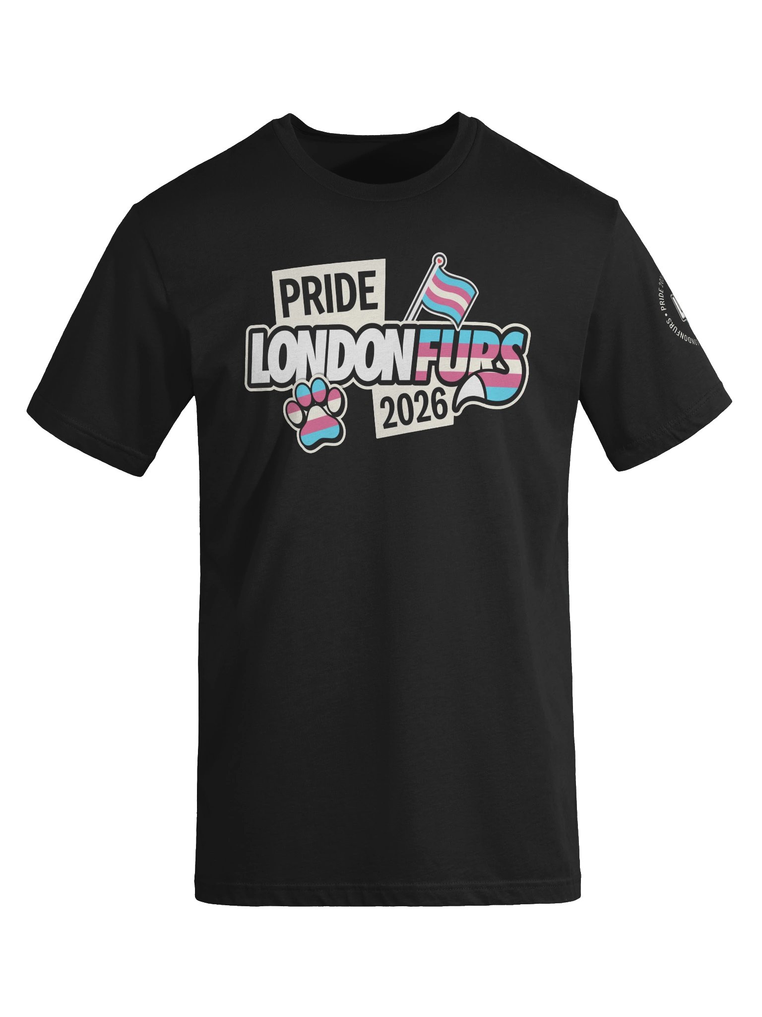 LondonFurs Pride '26 - Trans flag - T-shirt product image (5)