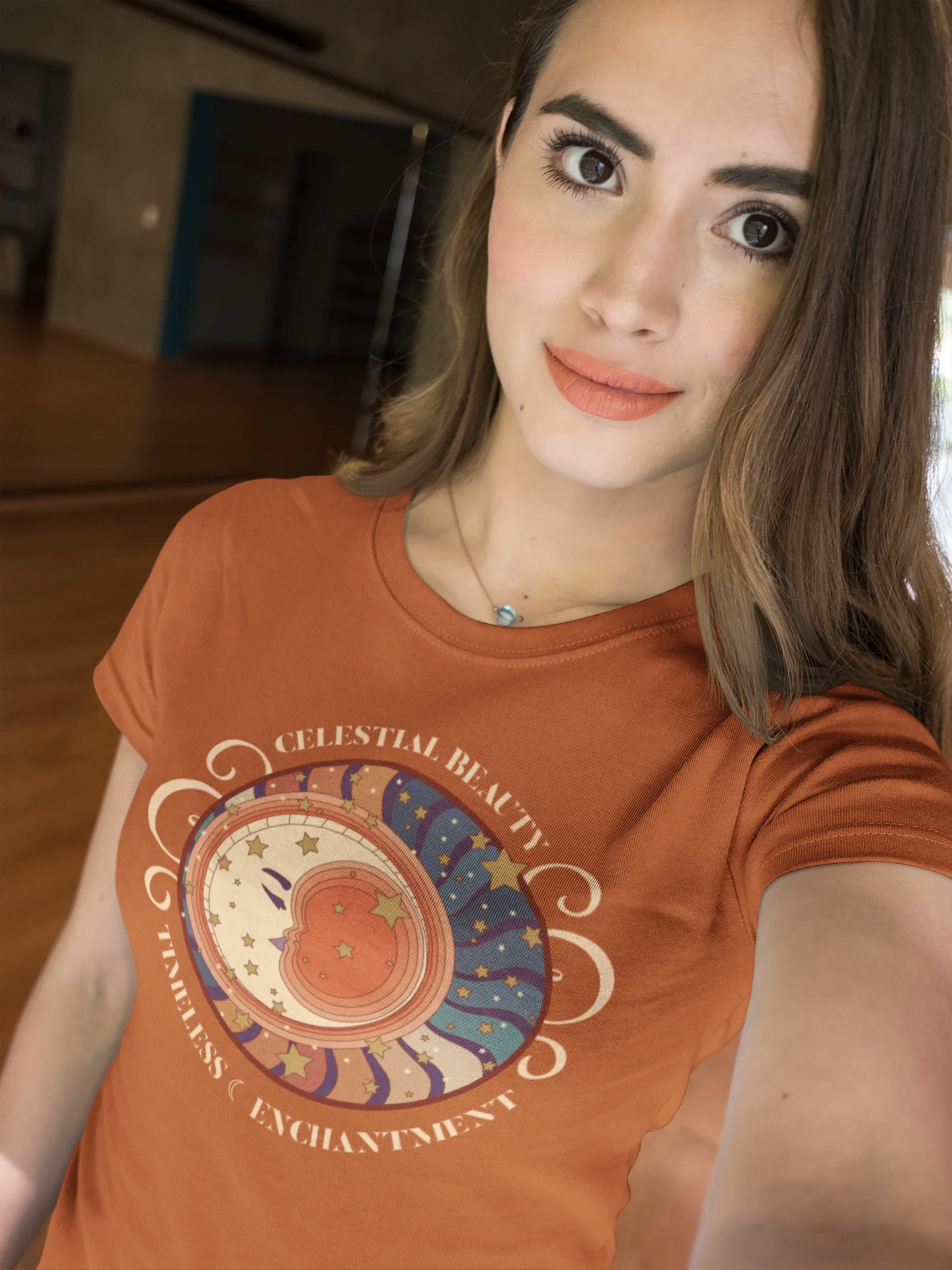 Celestial Harmony Sun and Moon T-Shirt product image (2)