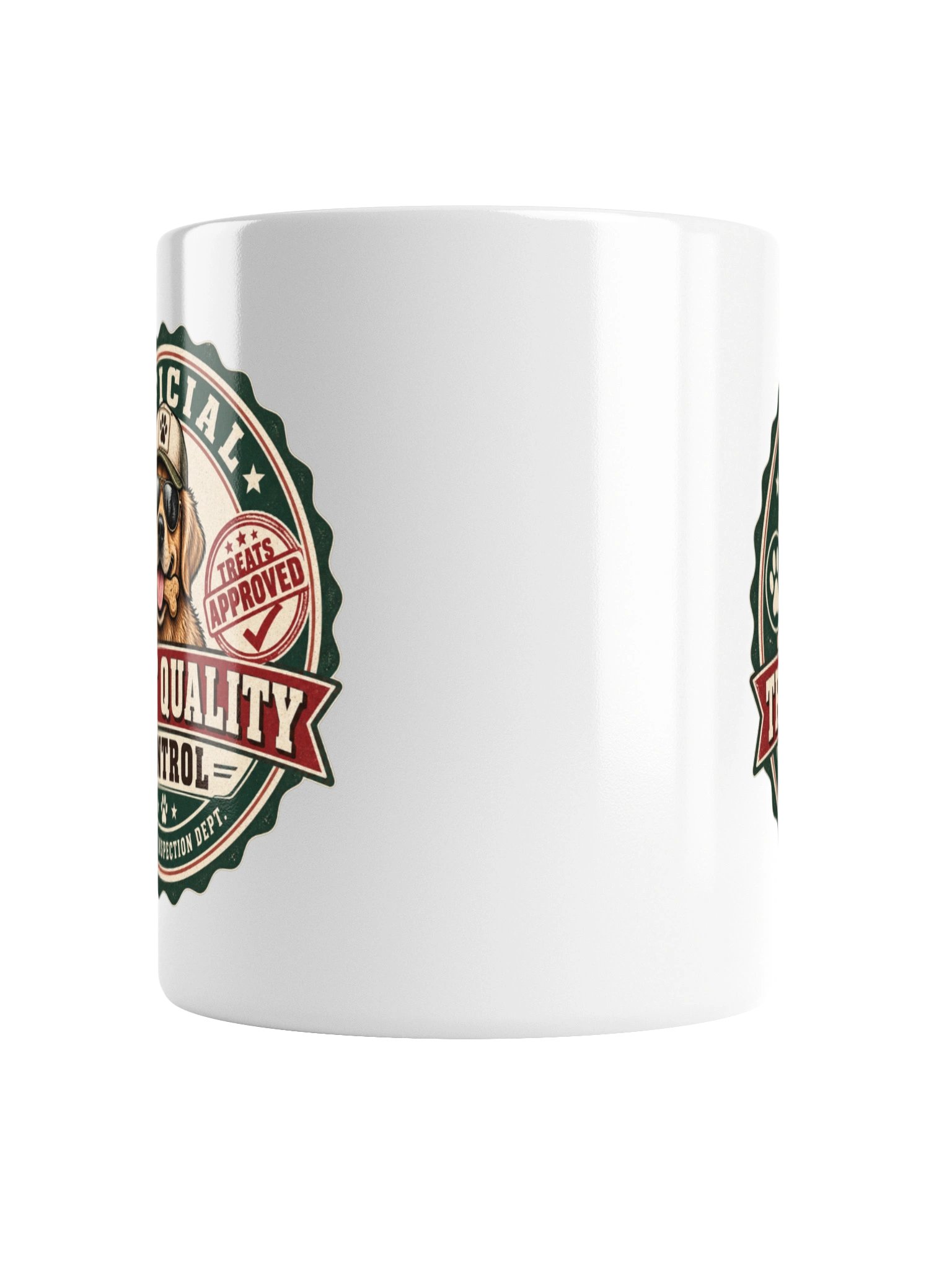Official Treat Quality Control Mug | Funny Dog Dad Coffee Mug product image (4)