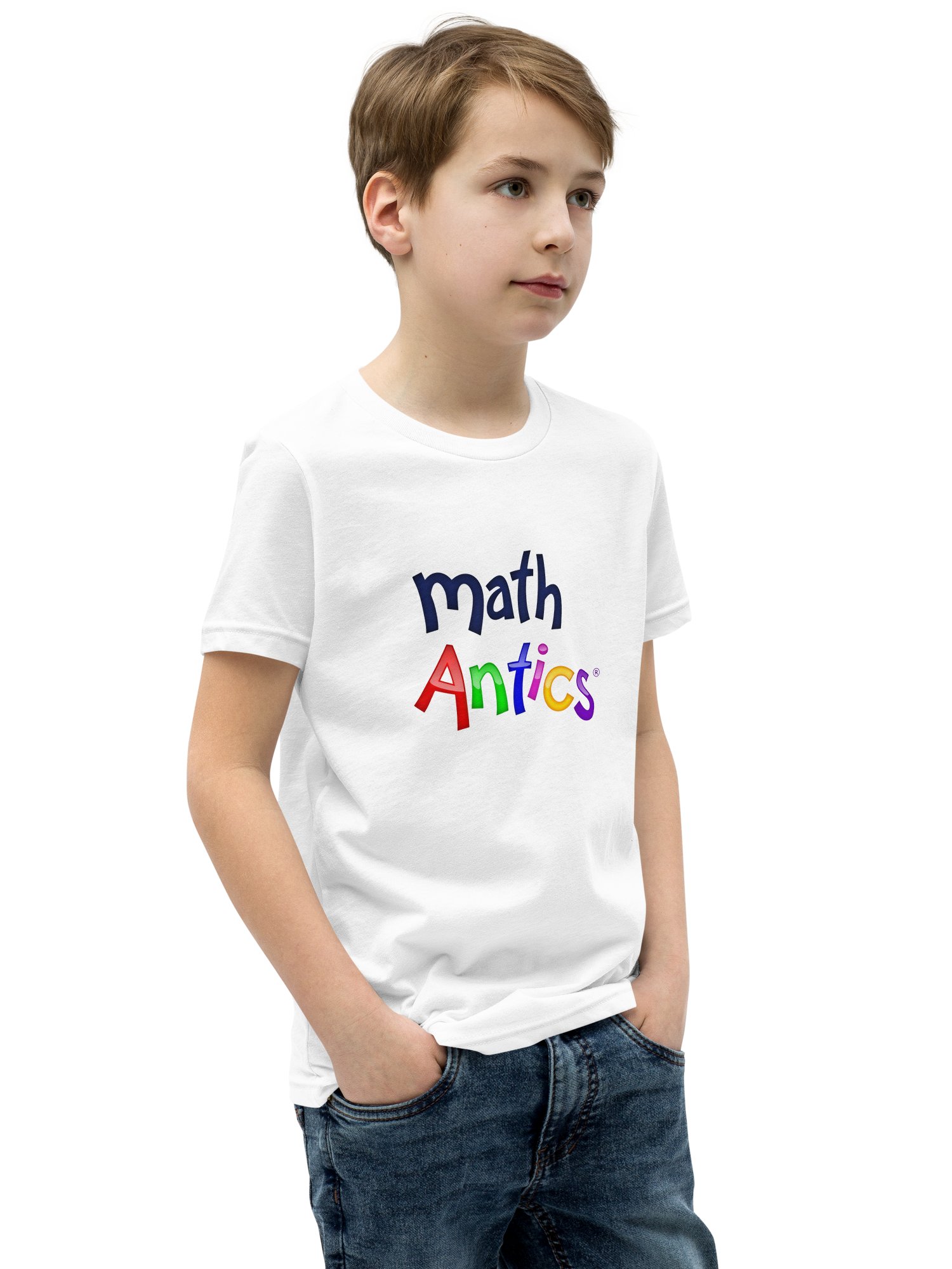 Light-colored youth T-Shirt (main logo) product image (1)