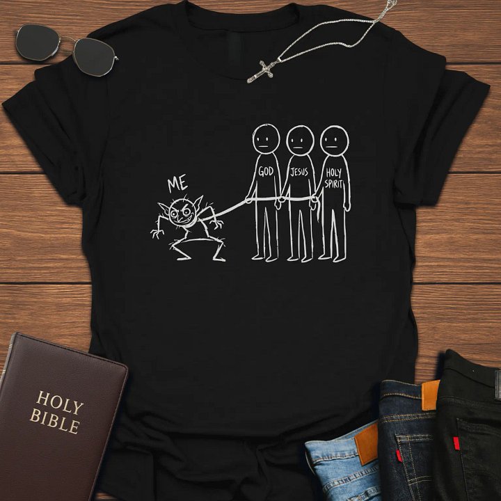 Funny Stick Figure T-Shirt product image (1)