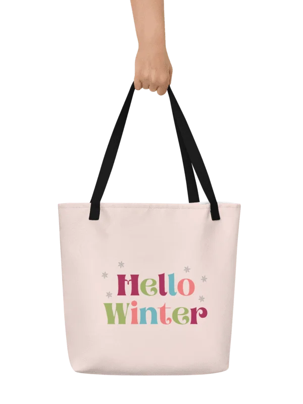 Winter Wonderland All-Over Tote Bag product image (1)