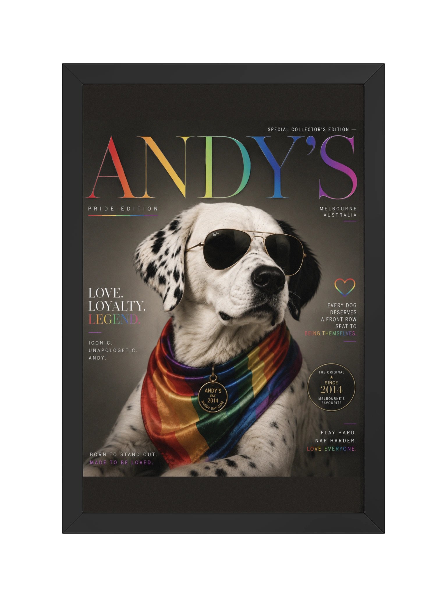 Andy's Pride Edition Framed Art Print product image (4)