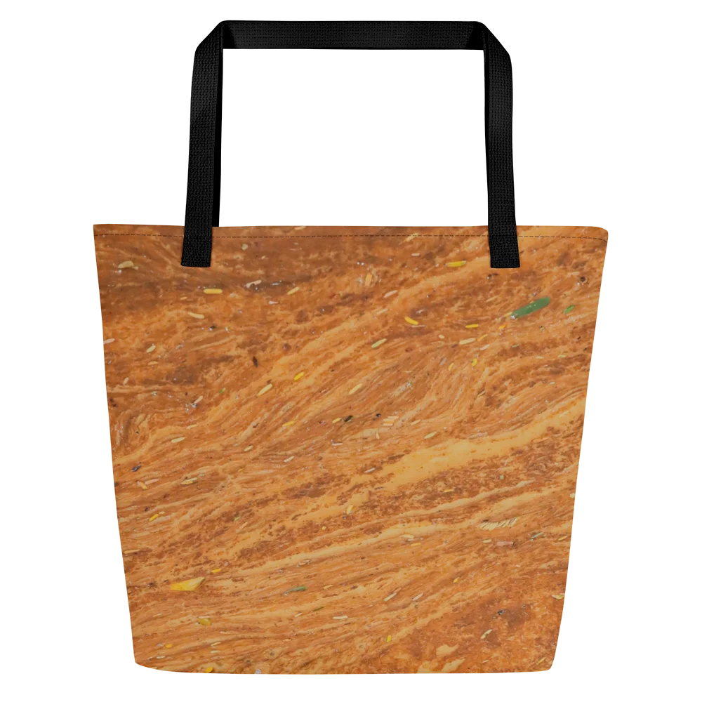 Terracotta Tea All-Over Print Large Tote Bag w/ Pocket product image (3)