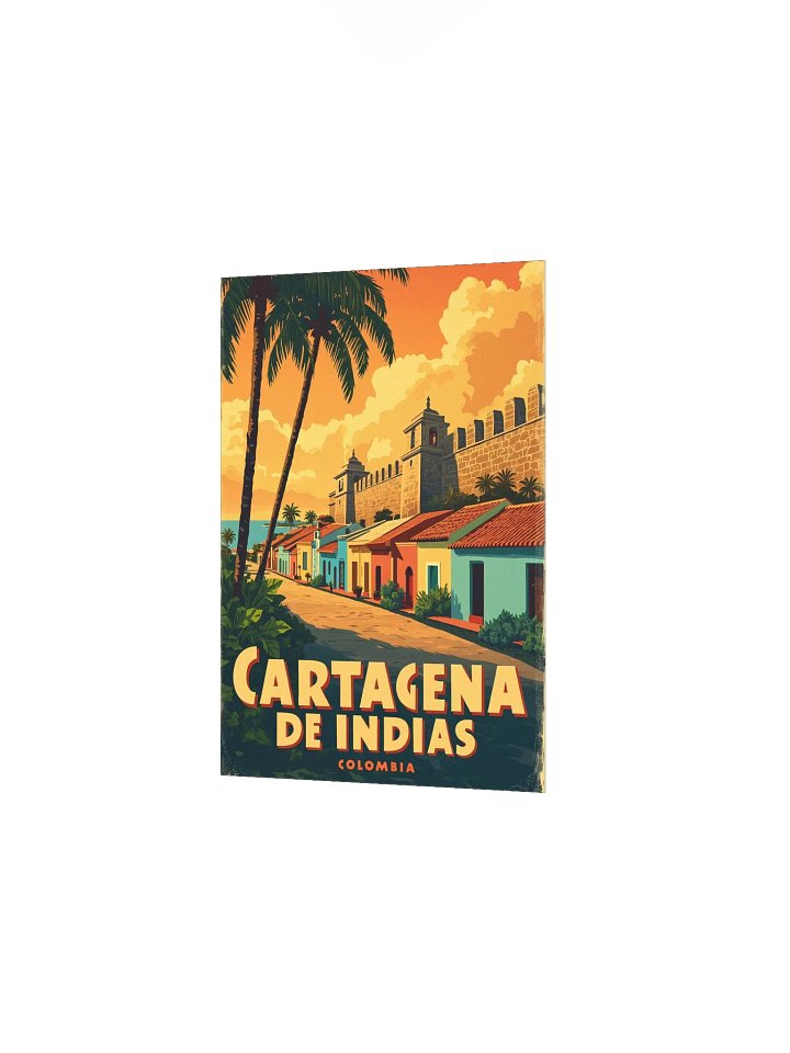 Cartagena de Indias, Colombia: Vintage Travel Poster (The Walled City) product image (12)