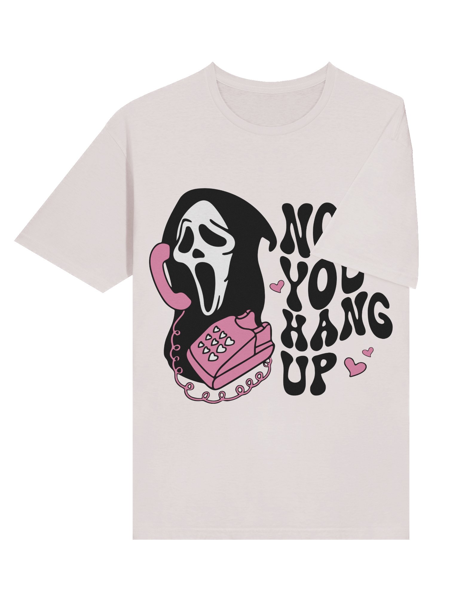 “No You Hang Up” Shirt – Ghost Face Horror Movie Inspired Graphic Tee | Spooky Cute Halloween Shirt product image (41)