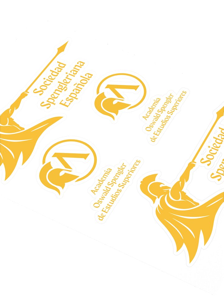 Pegatinas Sociedad Spengleriana y Clave Geopolítica product image (2)