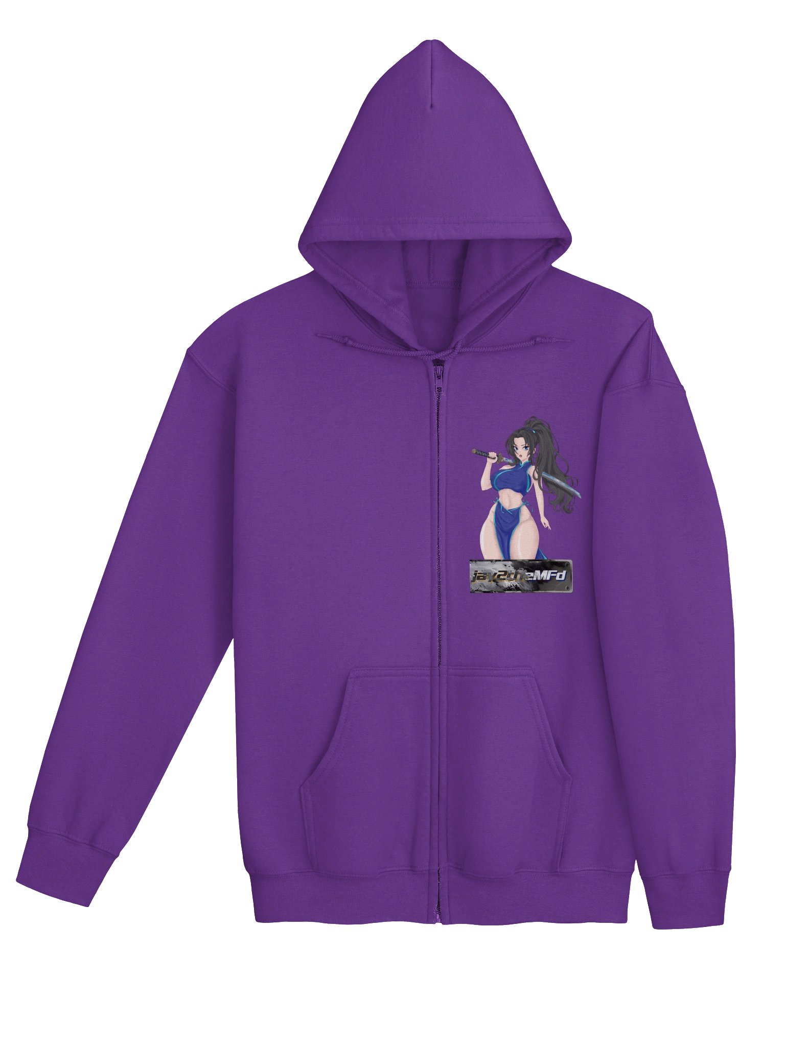 Warrior Princess Purple Zip Up product image (4)