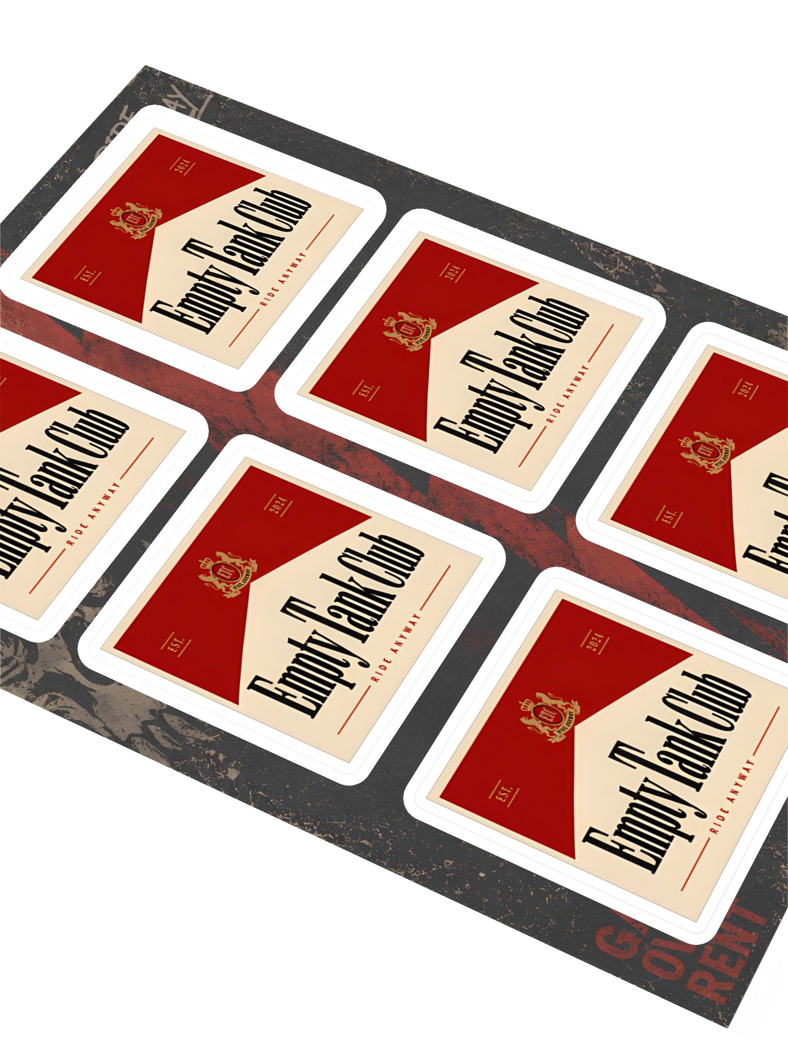 Empty Tank Club Heritage Stickers product image (2)