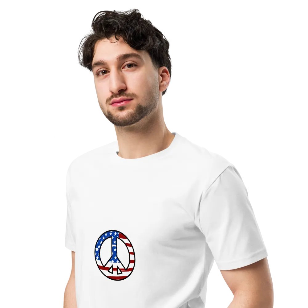 US Peace Cotton Tee Shirt product image (4)