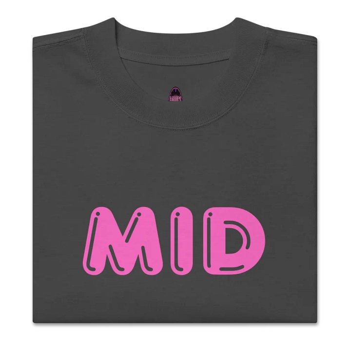 Mid Pink Print Oversized T-shirt product image (5)