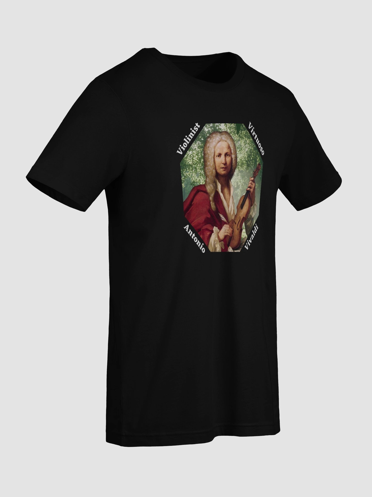 Antonio Vivaldi - Violinist Virtuoso | Dark T-Shirt product image (21)