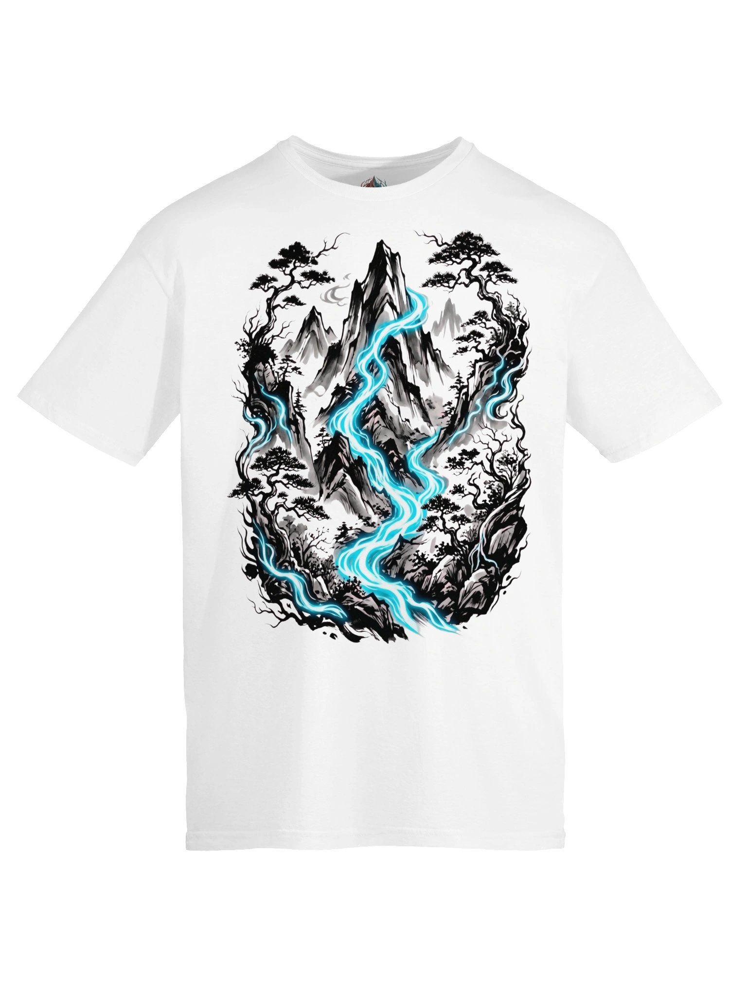 Psionic Current | Japanese Ink Fantasy Landscape product image (5)