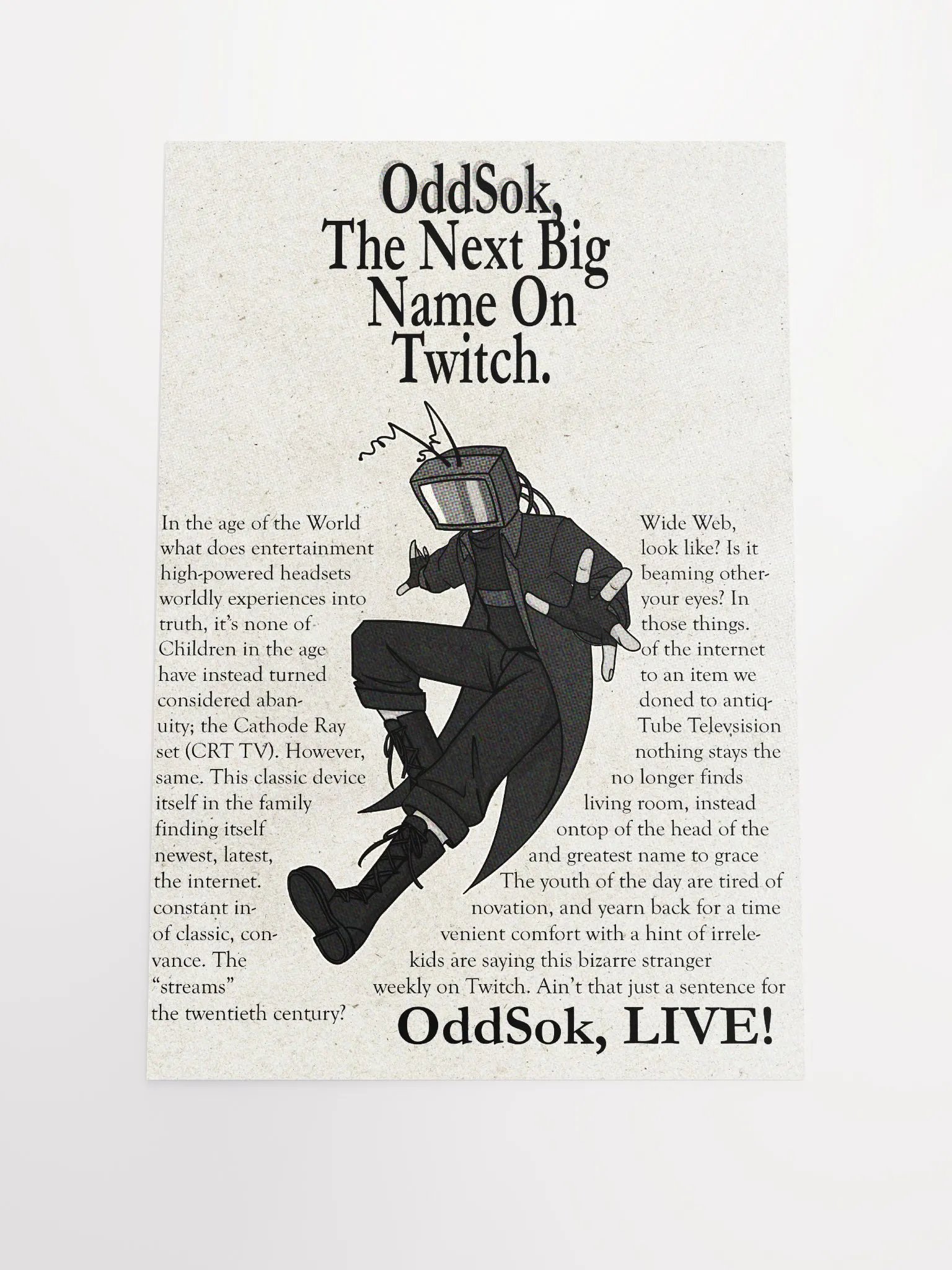[[NEXT BIG THING]] Retro Matte Poster product image (1)