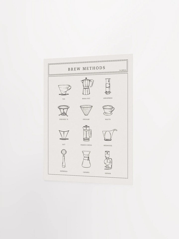 brew methods poster // v.01 [PRINT] product image (2)
