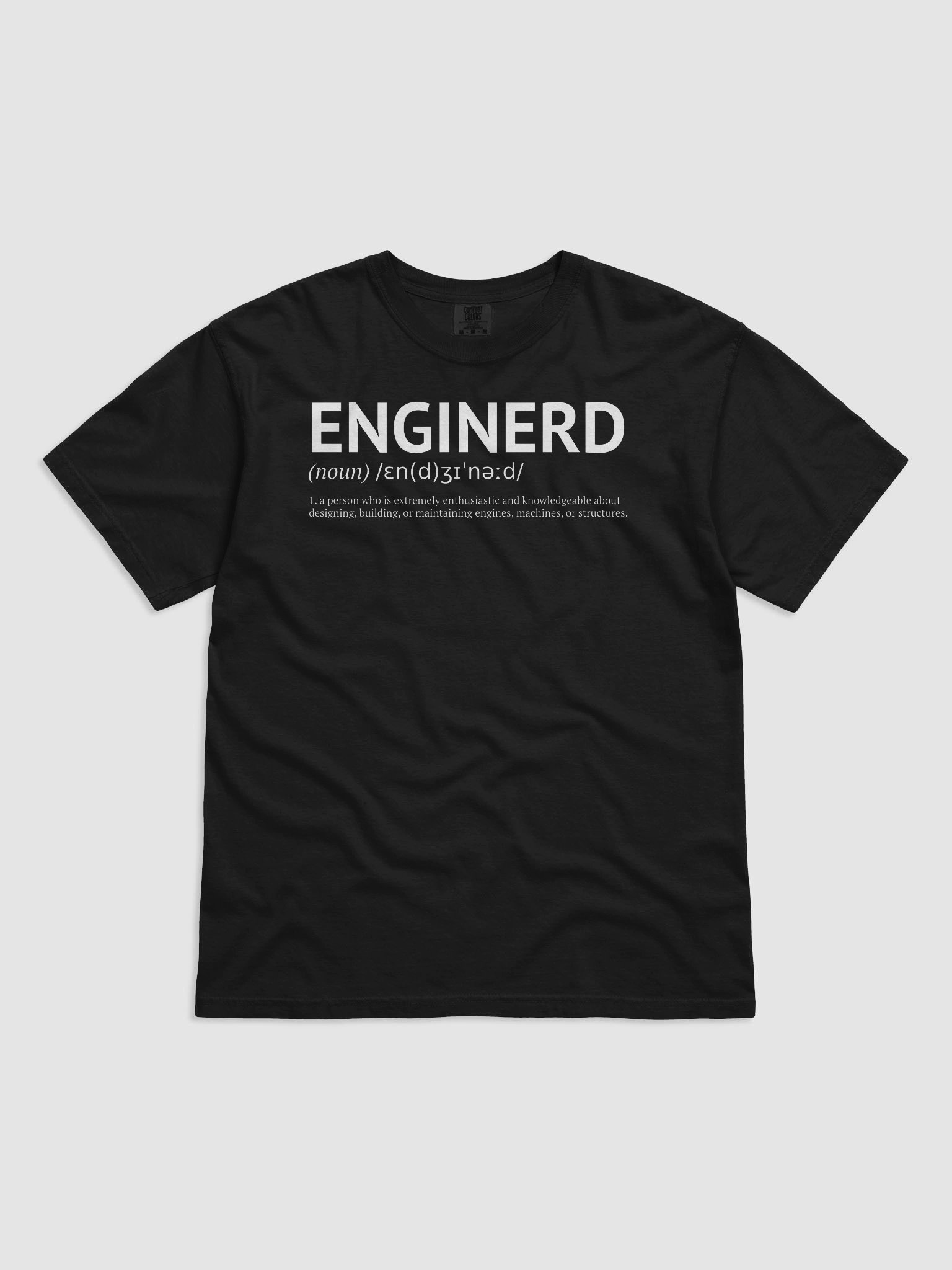 Enginerd Tee – Noun. 1: A Machine-Loving Problem Solver product image (3)
