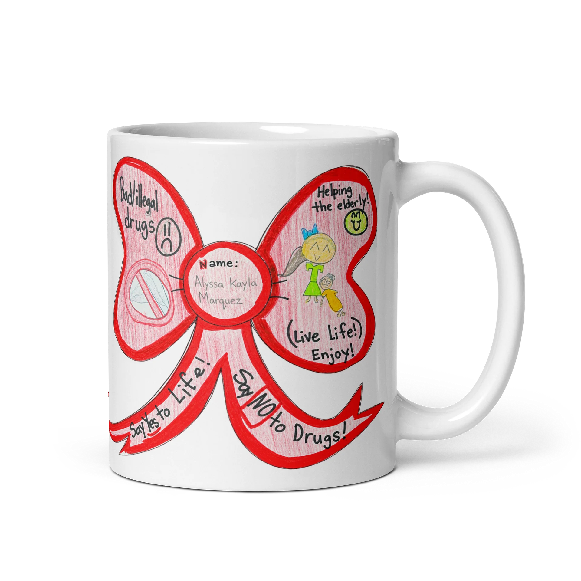 AK’s Ribbon of Kindness & Good Choices - Mug product image (1)
