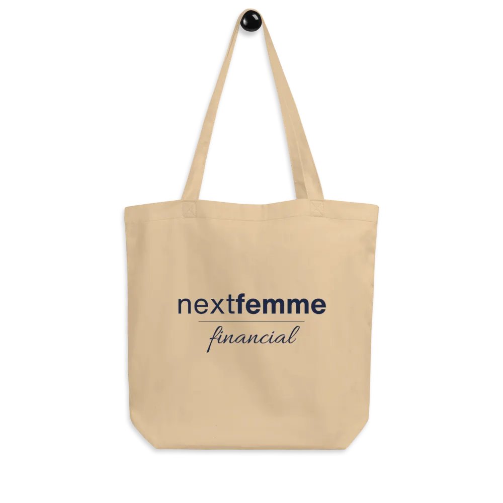 Eco Tote with Navy Logotype product image (6)