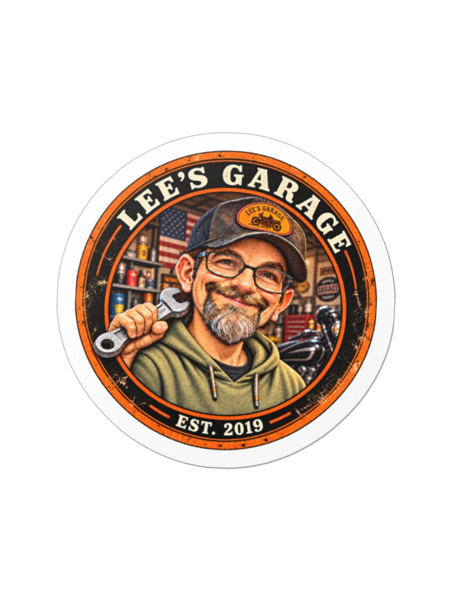 Lee's Garage Classic Logo Decal product image (1)