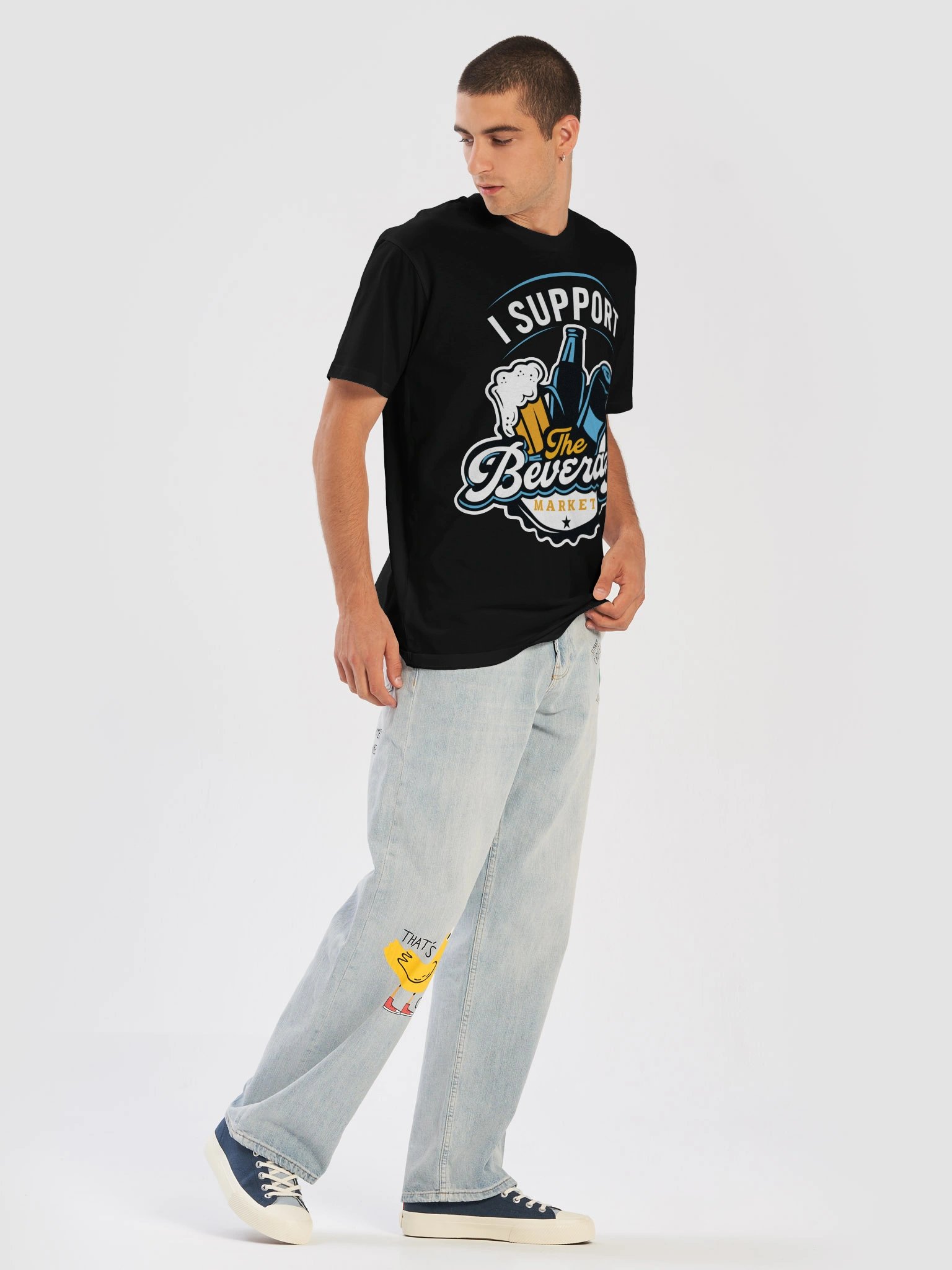 Front Single Side Premium Unisex - Blue Accents product image (5)