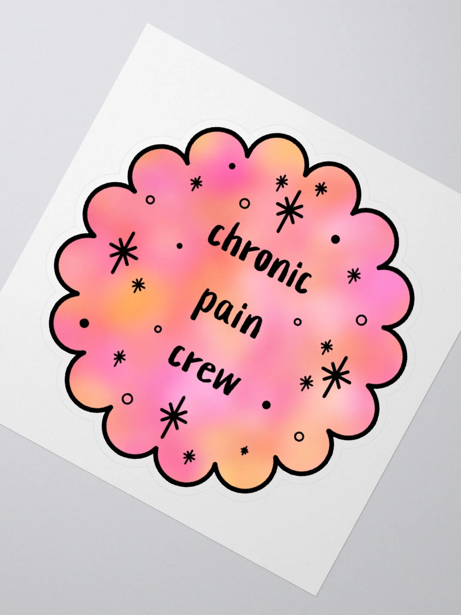 Chronic Pain Crew Sticker product image (2)