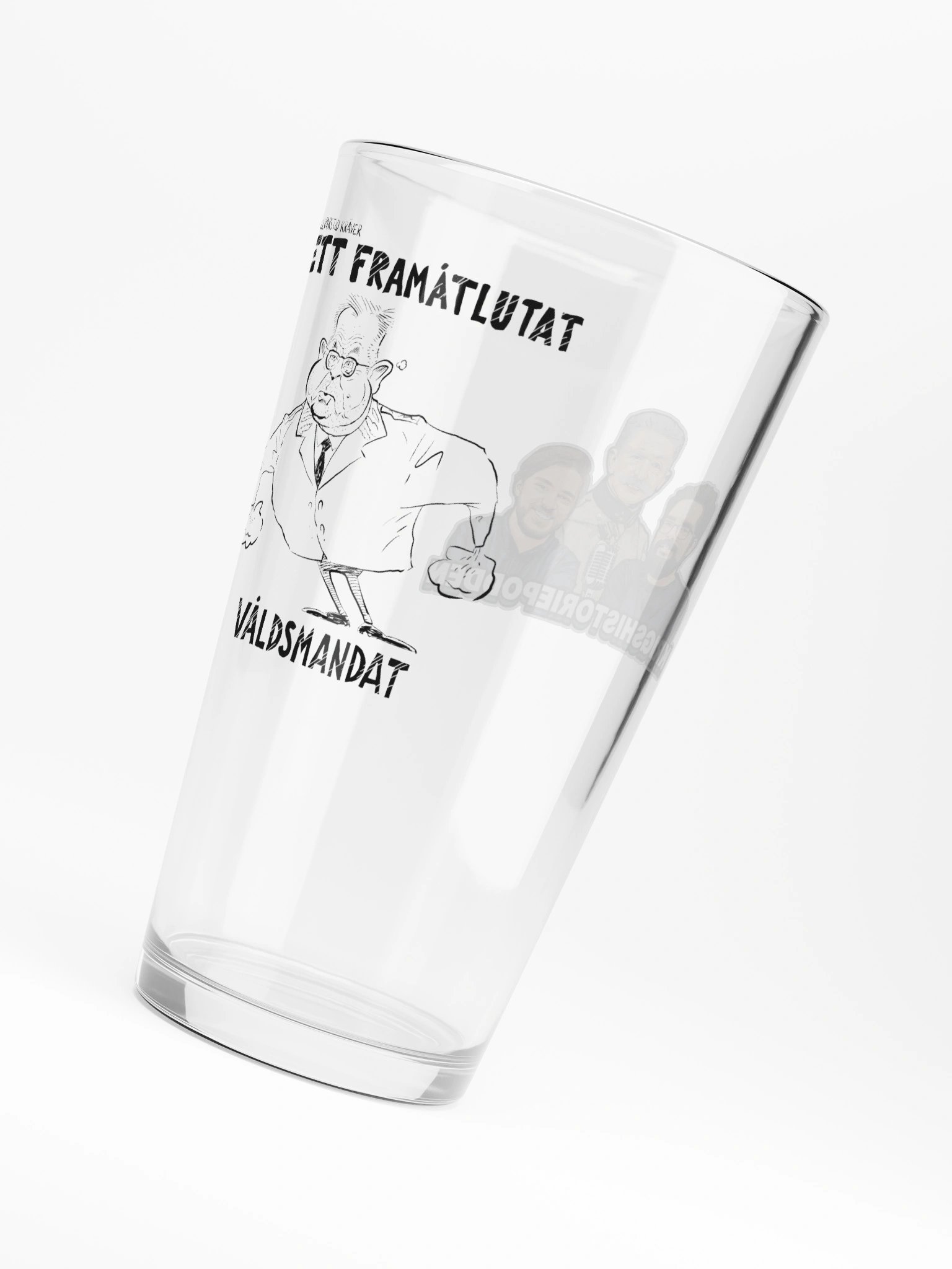 Framåtlutat våldsmandat - Ölglas (signed by @Kluddniklas!) product image (6)