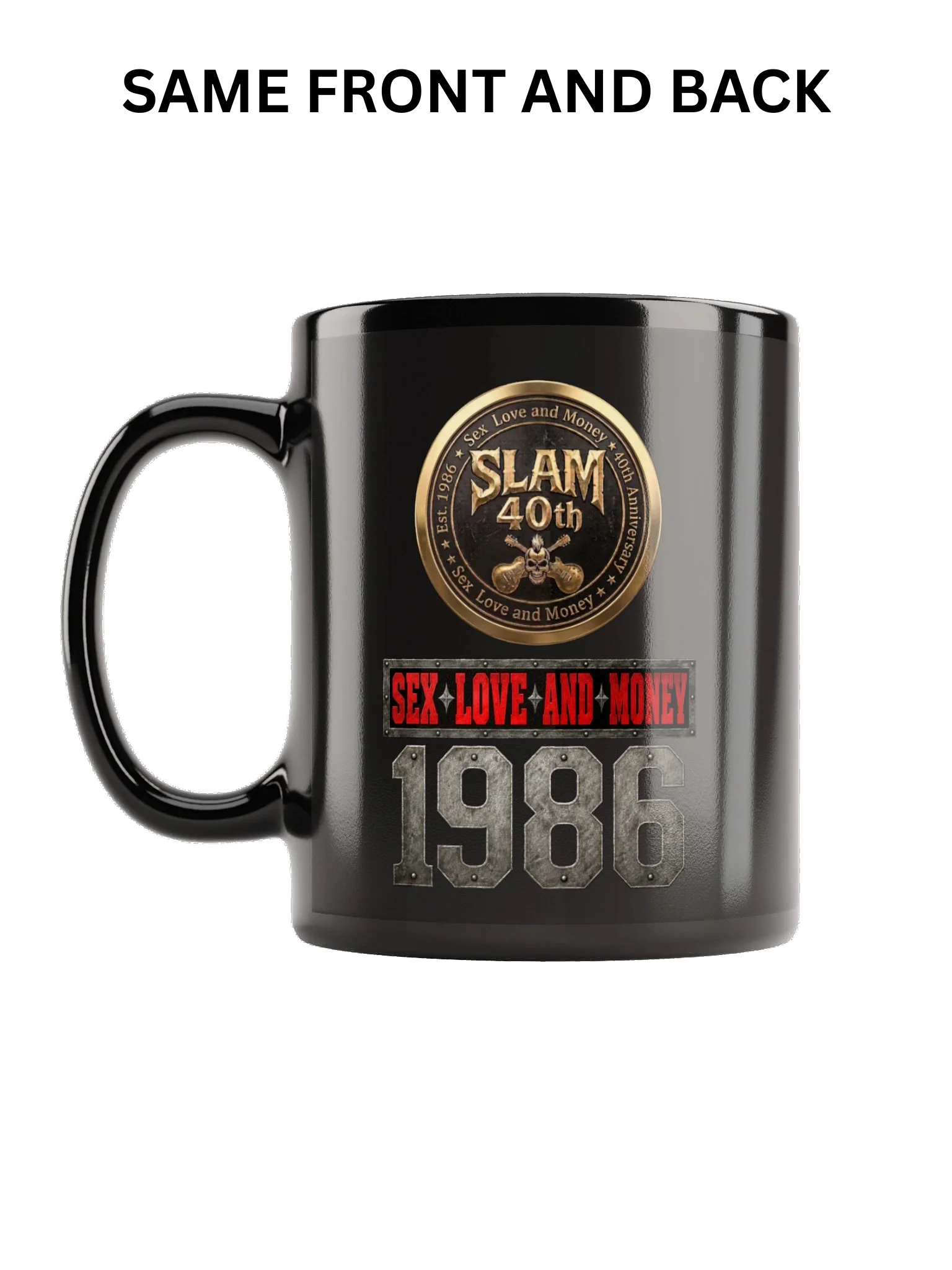 SLAM 40th Anniversary Black Mug product image (1)