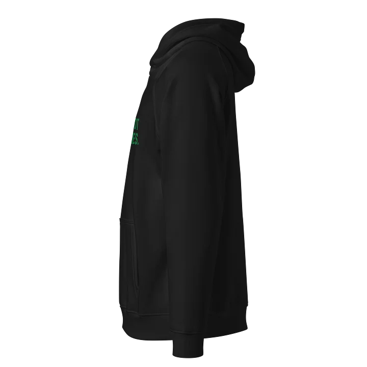 : MY SCARS GOT STREET STORIES. — White Hoodie (Green Print) product image (3)
