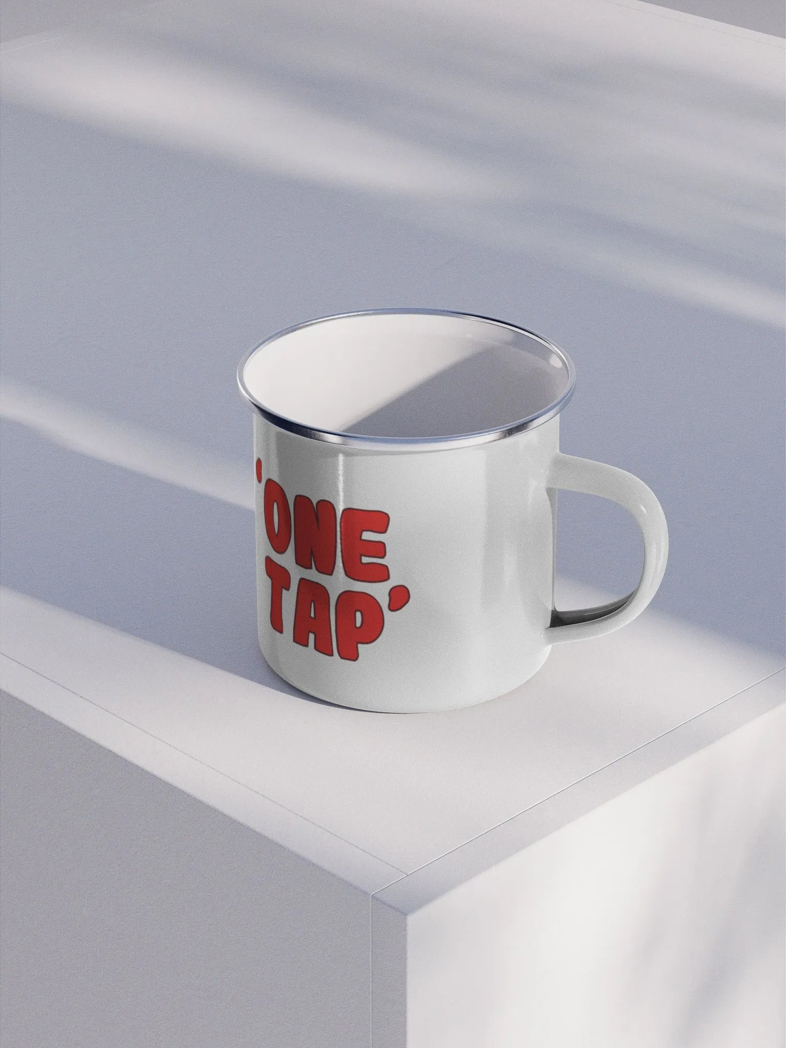 'One Tap' Enamel Mug product image (3)