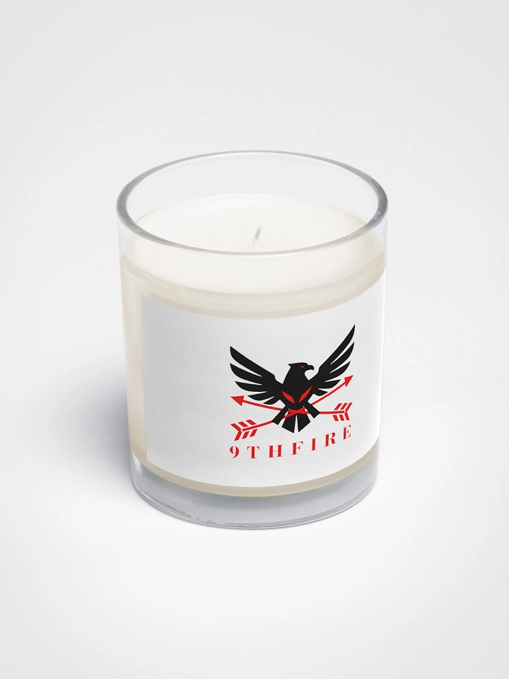 Soy Wax Candle In A Clear Glass Jar product image (2)