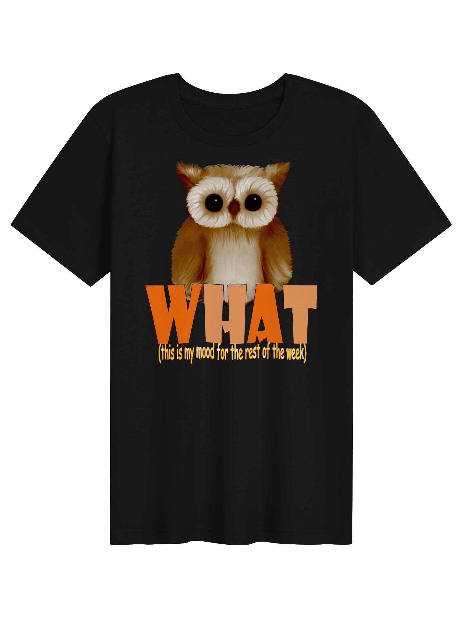 Owl "WHAT" T-Shirt. Unisex Bella+Canvas Supersoft T-Shirt product image (1)