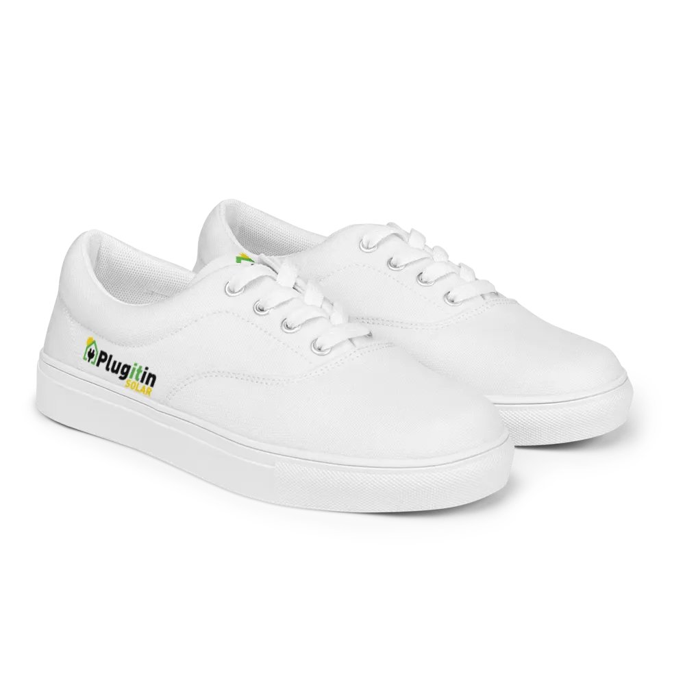 Plug It In Solar High-Quality Women's Lace-Up Canvas Shoes product image (3)