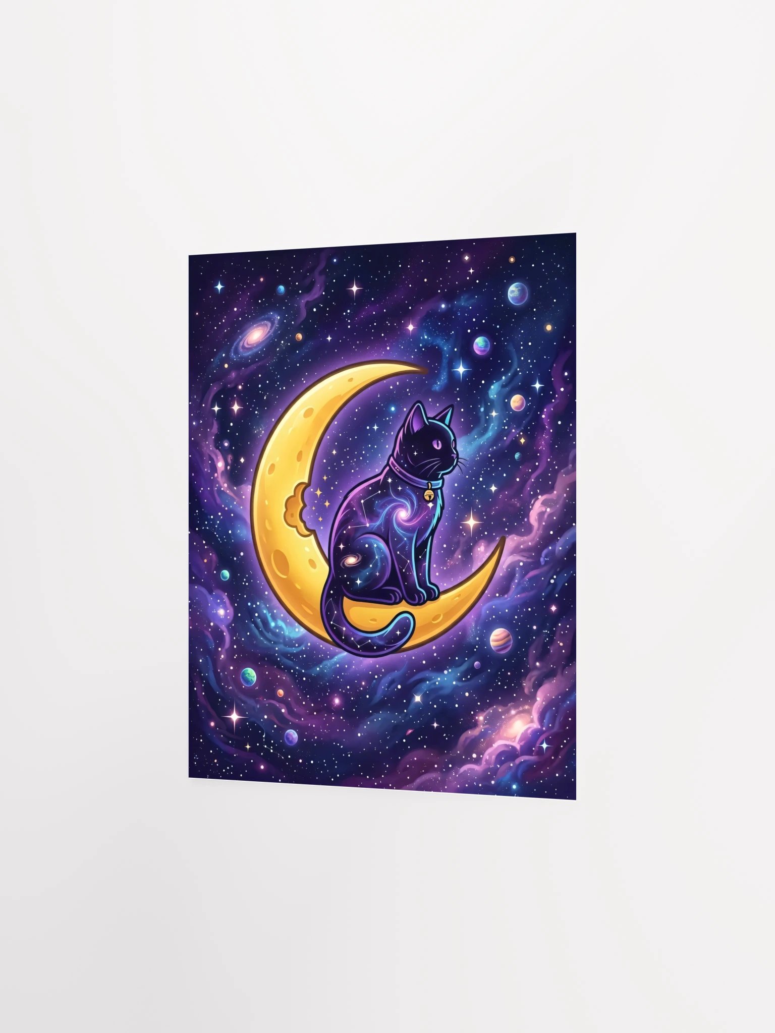 Moon Snack Cat Poster product image (26)
