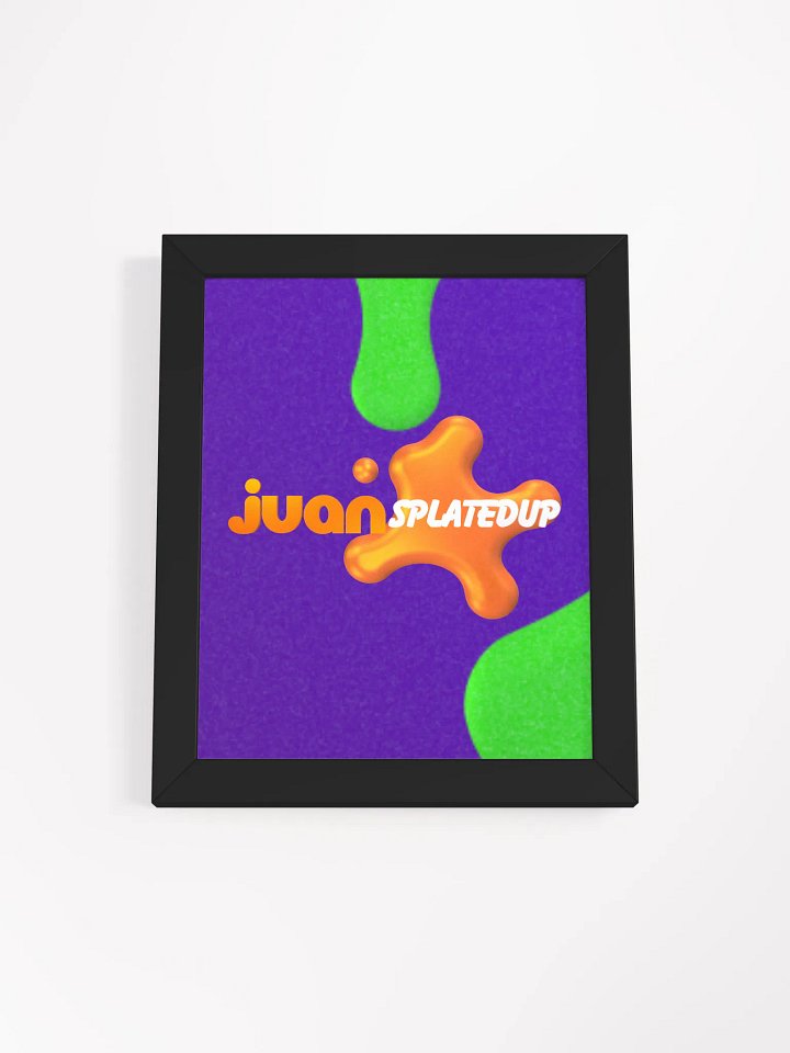 JuanSplatedUp Framed Matte Paper Poster product image (1)