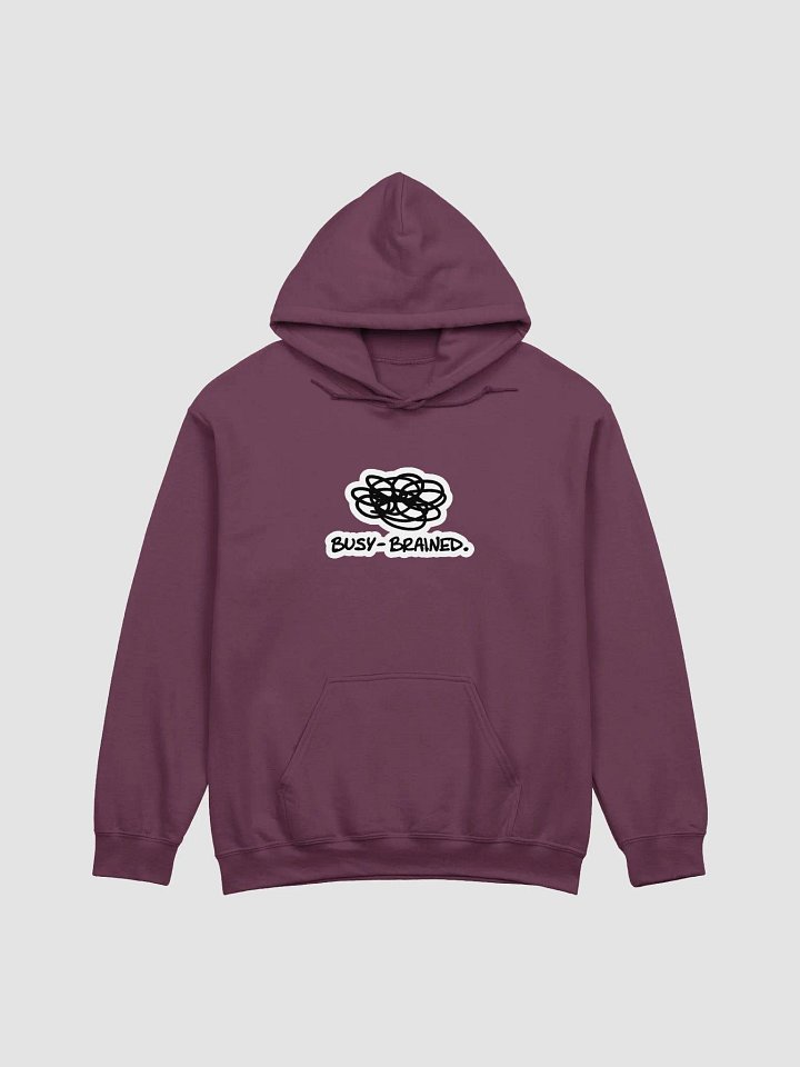 BUSY-BRAINED (bubble design) classic hoodie product image (38)