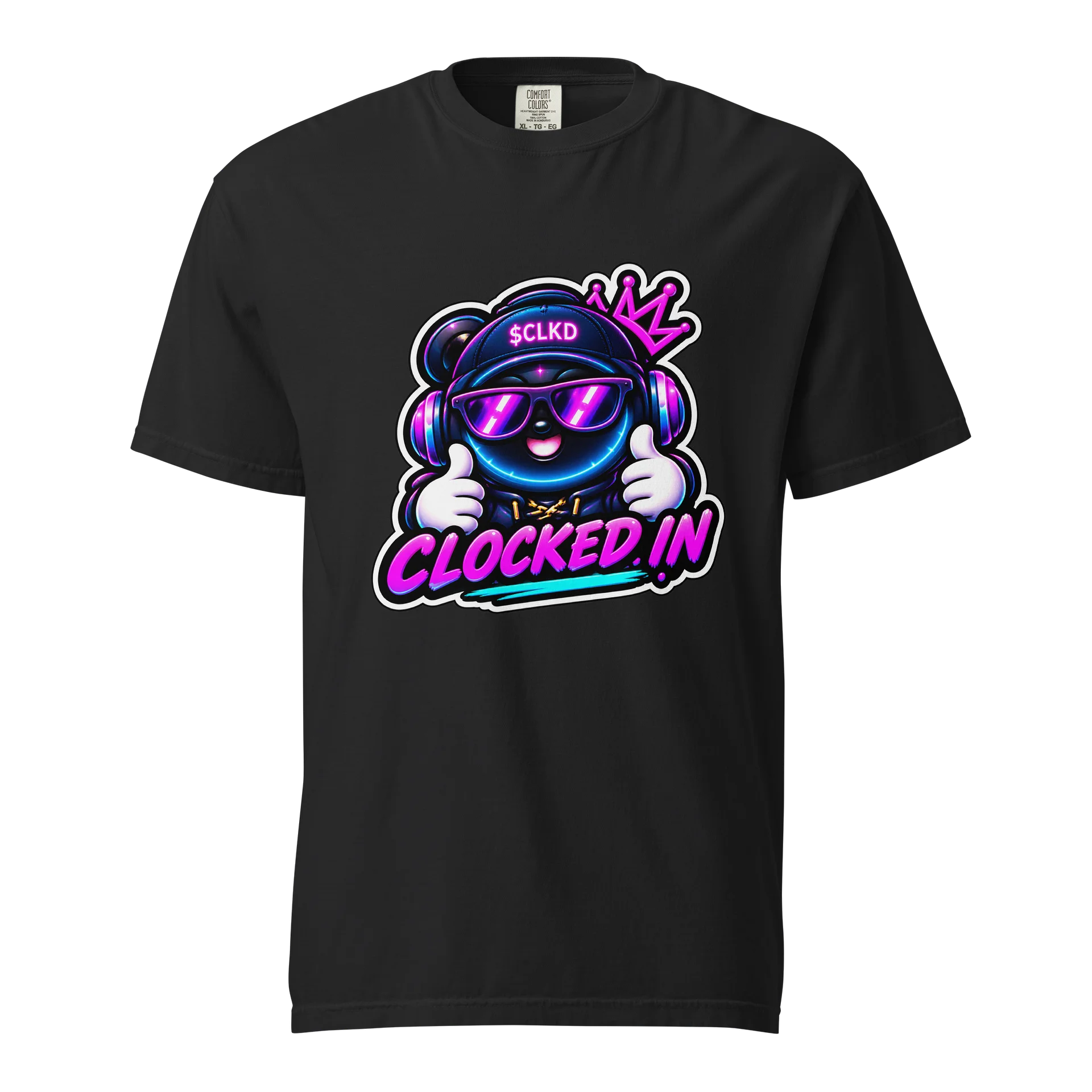 CLOCKED IN Heavyweight T-Shirt product image (1)