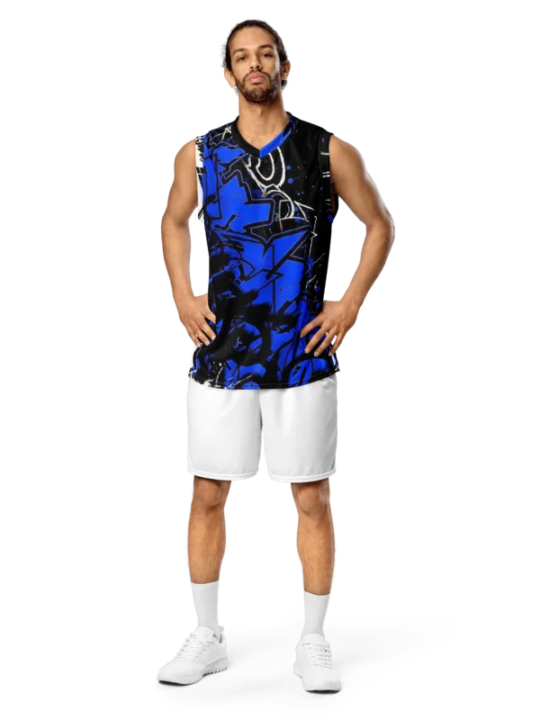 Urban Graffiti Basketball Jersey product image (1)