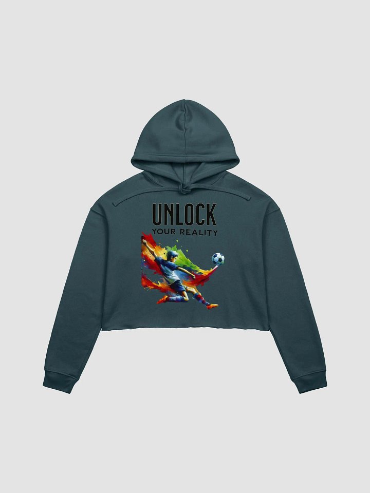 Reality Unleashed Soccer Player Crop Hoodie product image (1)