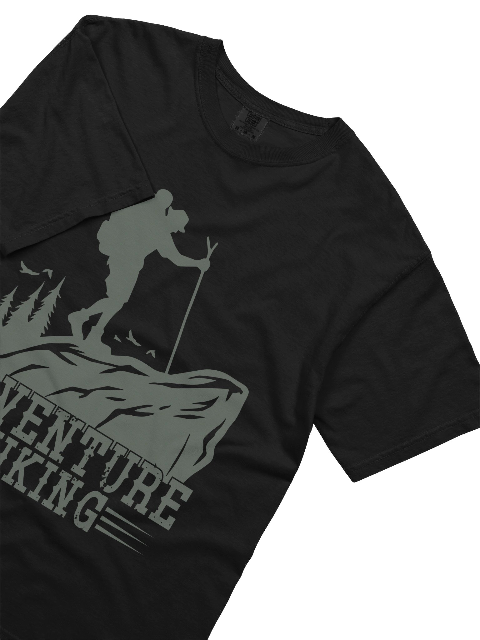 Adventure Hiking Graphic T-Shirt – Backpacker Mountain Summit & Trail Apparel product image (3)