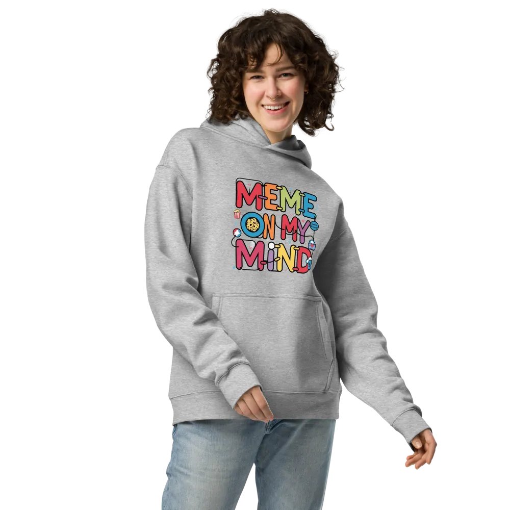Meme On My Mind Oversized Hoodie product image (33)