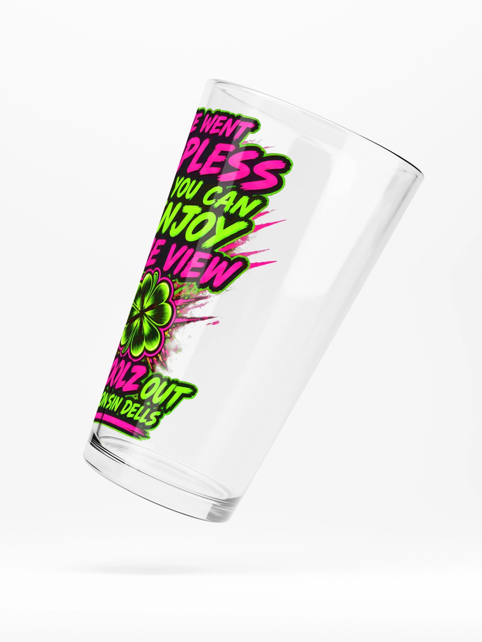 Schoolz Out Wisconsin Dells We Went Topless Pint Glass product image (5)