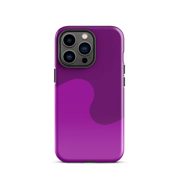 Purple Fume Minimal Wave iPhone Case product image (1)