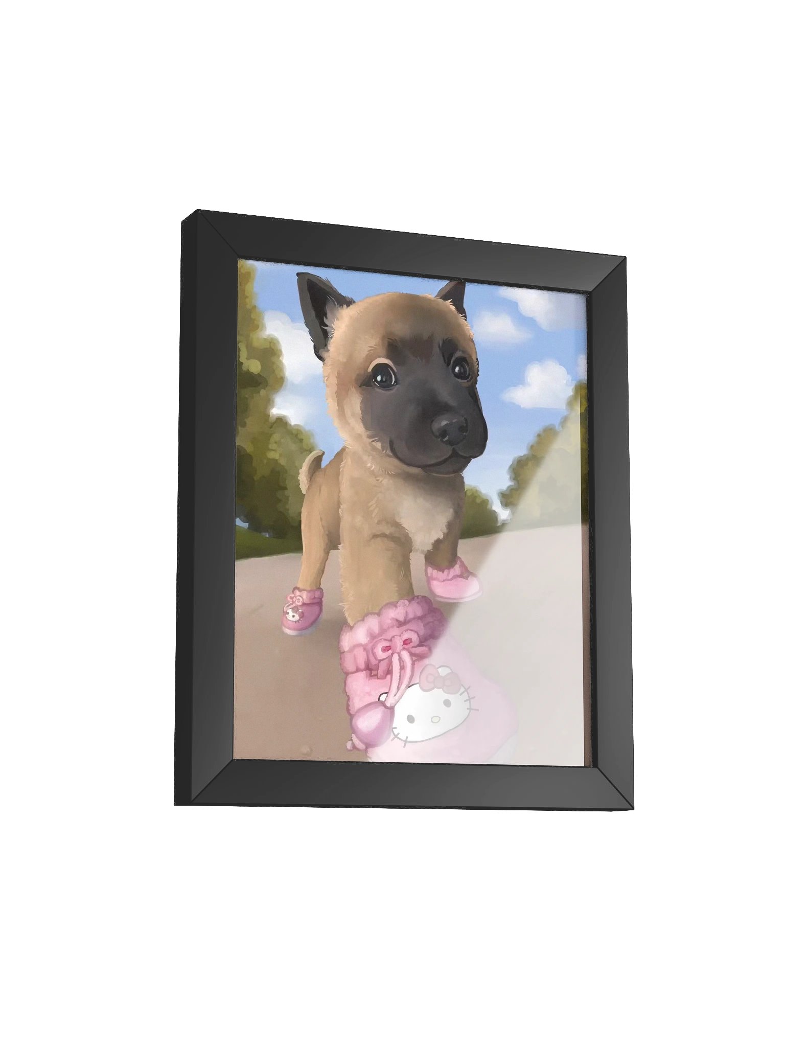 pink shoes framed poster product image (10)