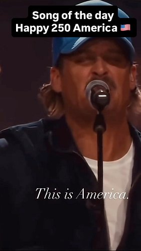 Song of the day #backroadcrew #kid rock #america #250anniversary