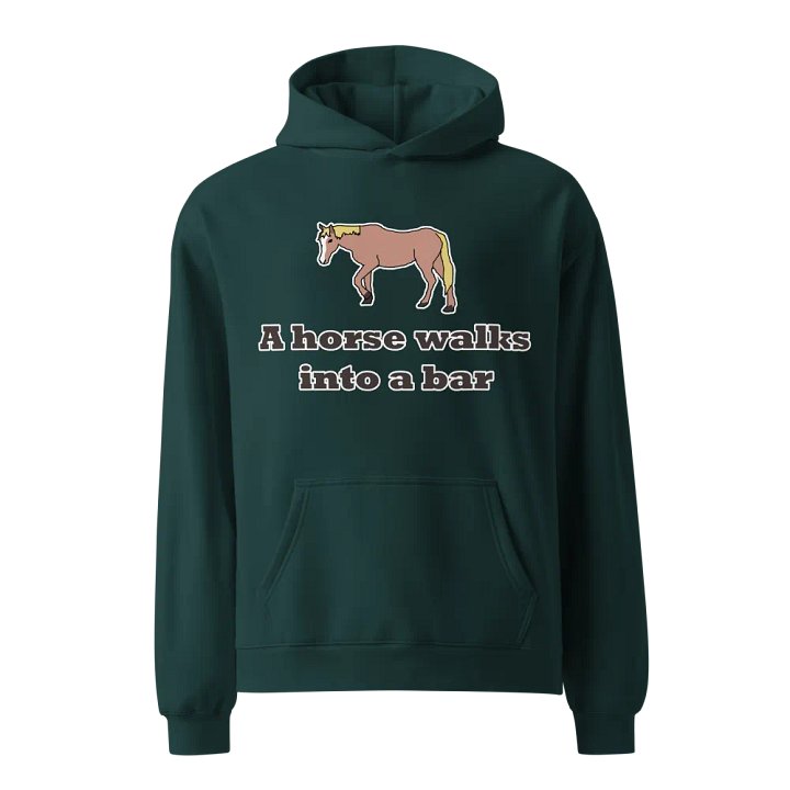 A Horse Is Slapped Onto A Hoodie product image (1)