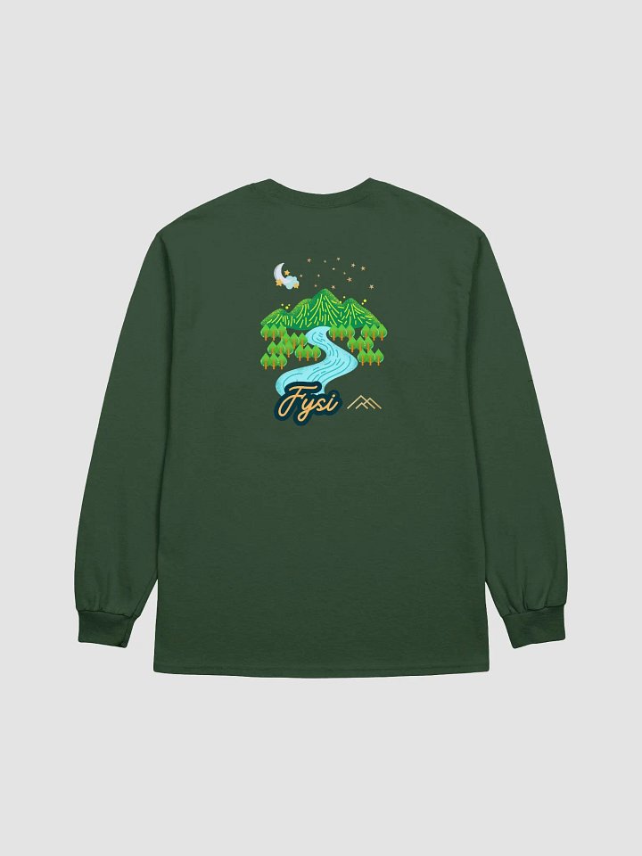 Evergreen long sleeve cotton t-shirt product image (2)