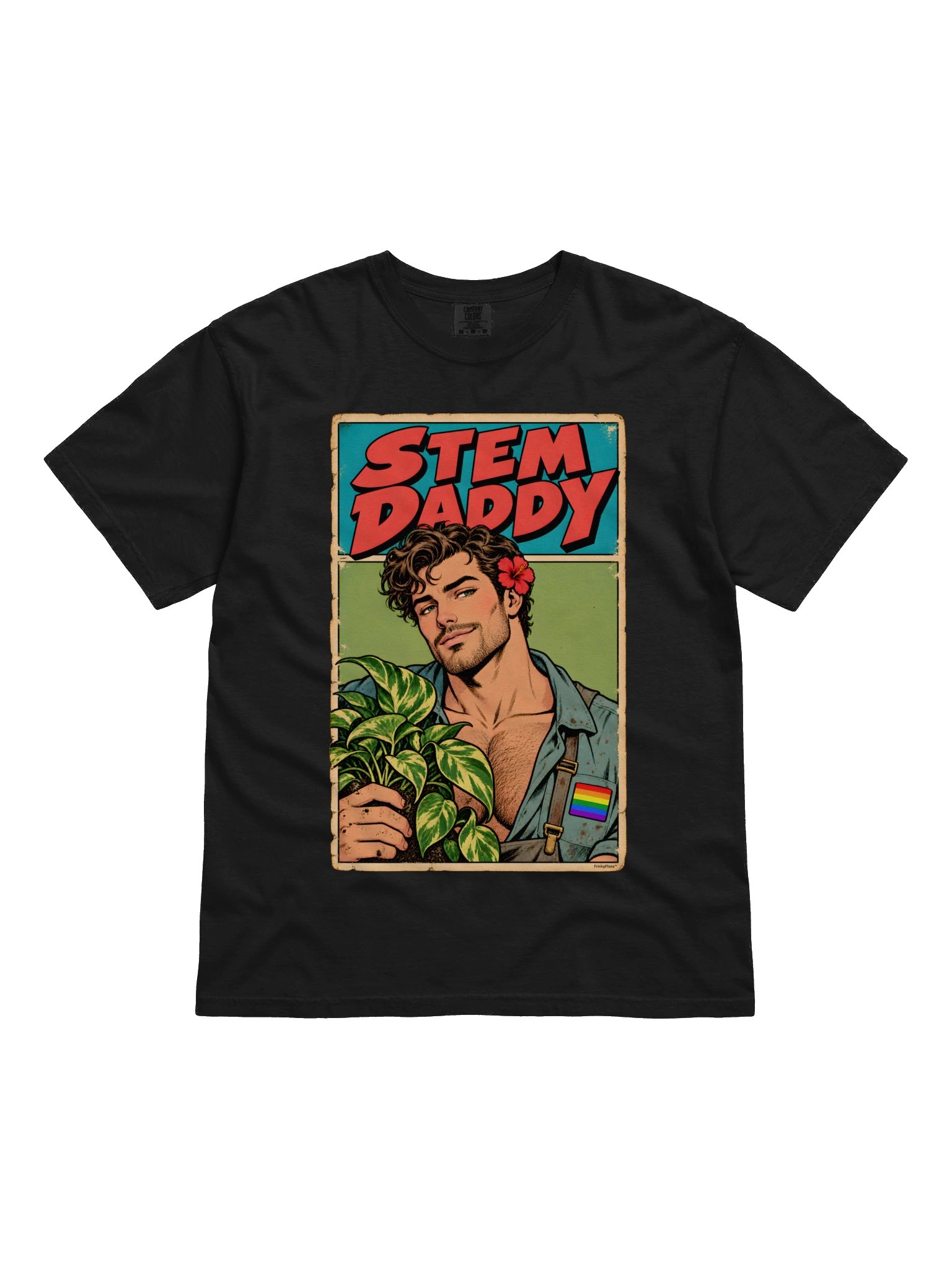 STEM Daddy Retro Pride Plant Tee product image (5)